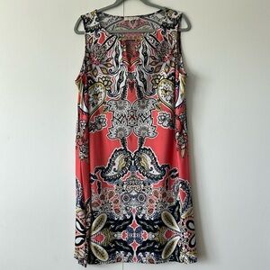 Haani Woman Multicolor Sleeveless Dress 1X